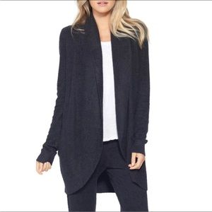 Barefoot Dreams Circle Cardigan Navy Blue Medium
